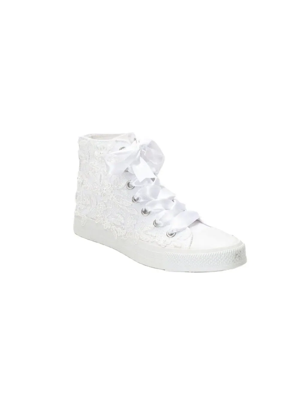 Женские кружевные свадебные кроссовки Isolde Forever & Always Shoes — изображение 1 из 4, белый