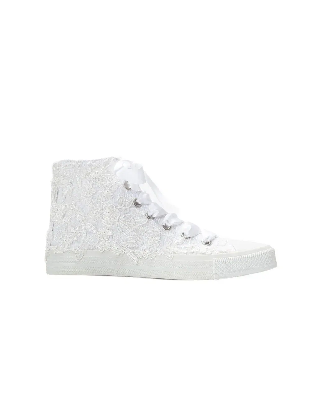 Женские кружевные свадебные кроссовки Isolde Forever & Always Shoes — изображение 2 из 4, белый