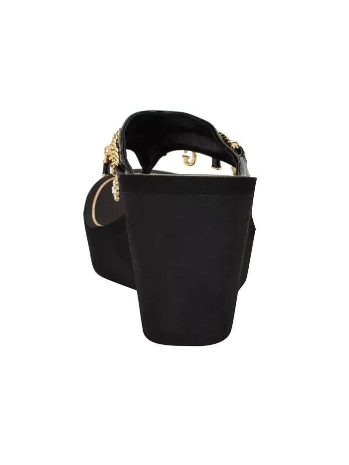 Женские босоножки Sutton Charms EVA на танкетке Guess — изображение 3 из 5, черный