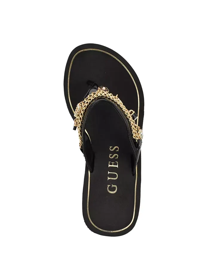 Женские босоножки Sutton Charms EVA на танкетке Guess — изображение 4 из 5, черный