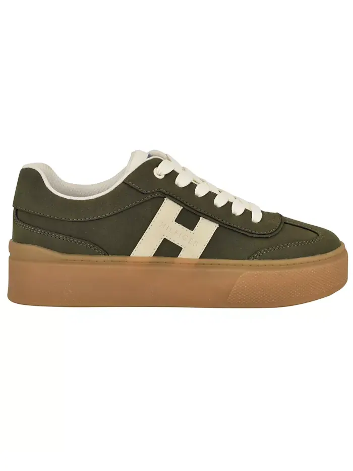 Женские модные кеды Celmi на шнуровке Tommy Hilfiger — изображение 2 из 5, зеленый