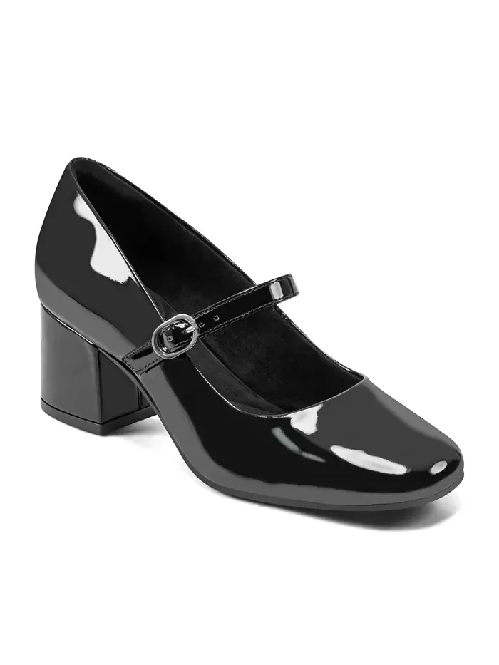 Женские туфли-лодочки Xena Block Heel Mary Jane Rockport — изображение 1 из 7, черный