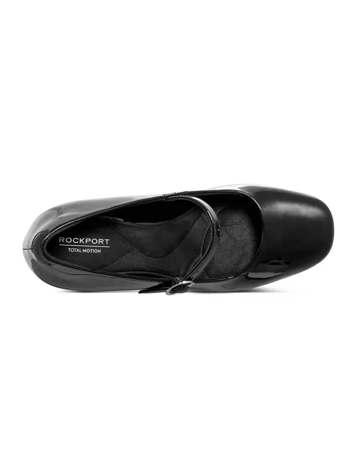 Женские туфли-лодочки Xena Block Heel Mary Jane Rockport — изображение 4 из 7, черный
