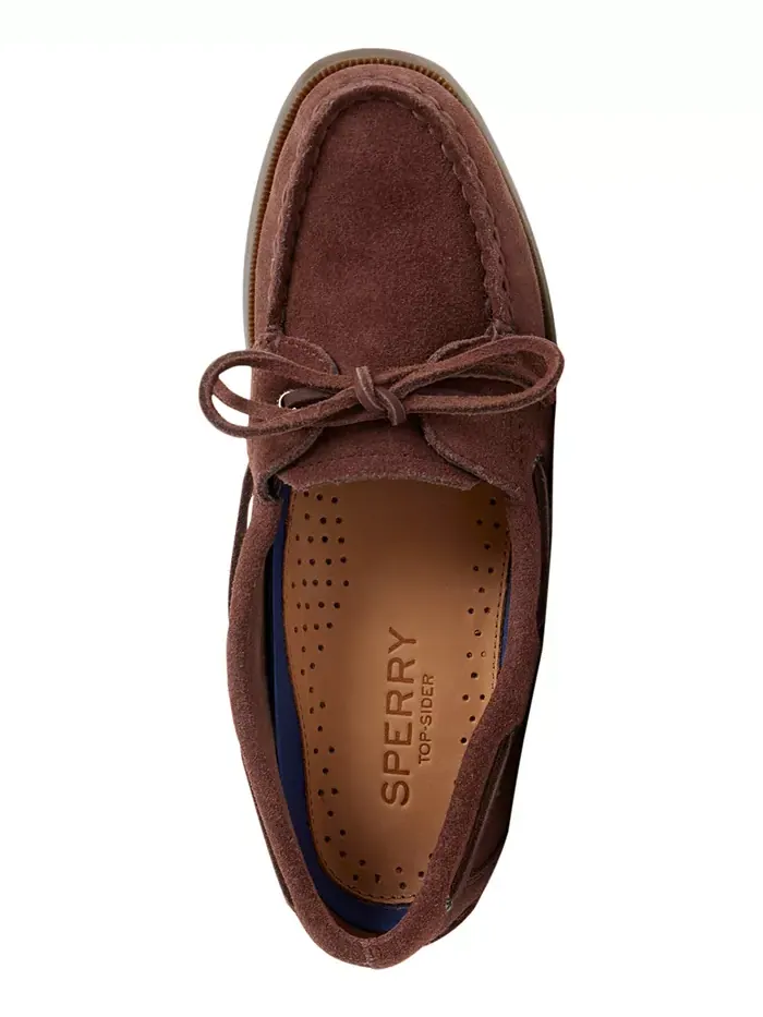 Женские классические лодочные туфли Authentic Original 1-Eye со шнуровкой Sperry — изображение 4 из 5, коричневый