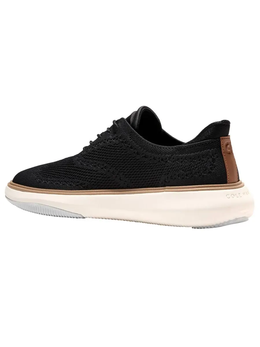 Мужские оксфордские туфли Grand Phaze Stitchlite Quick-On на шнуровке Cole Haan — изображение 5 из 10, черный