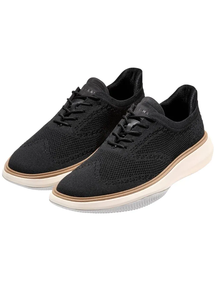 Мужские оксфордские туфли Grand Phaze Stitchlite Quick-On на шнуровке Cole Haan — изображение 8 из 10, черный