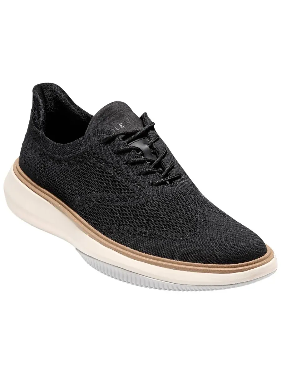 Мужские оксфордские туфли Grand Phaze Stitchlite Quick-On на шнуровке Cole Haan — изображение 10 из 10, черный