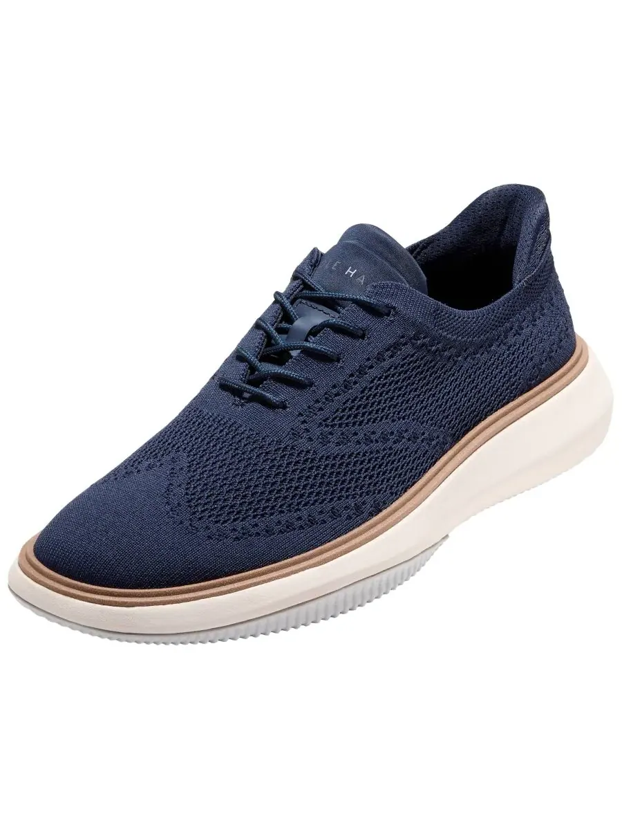 Мужские оксфордские туфли Grand Phaze Stitchlite Quick-On на шнуровке Cole Haan — изображение 7 из 9, синий