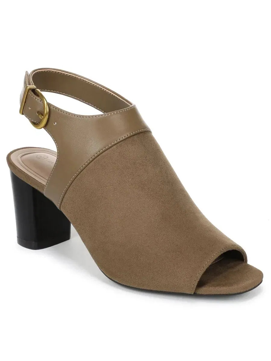 Туфли-лодочки Vondah Block Heel Peep Toe Shooties Giani Bernini