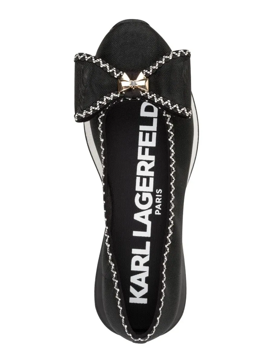 Балетки Macklin Flat KARL LAGERFELD PARIS — изображение 4 из 6, черный