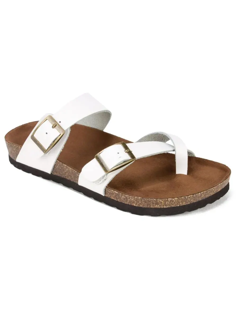 Сандалии Gracie Leather Footbed White Mountain — изображение 1 из 14, белый