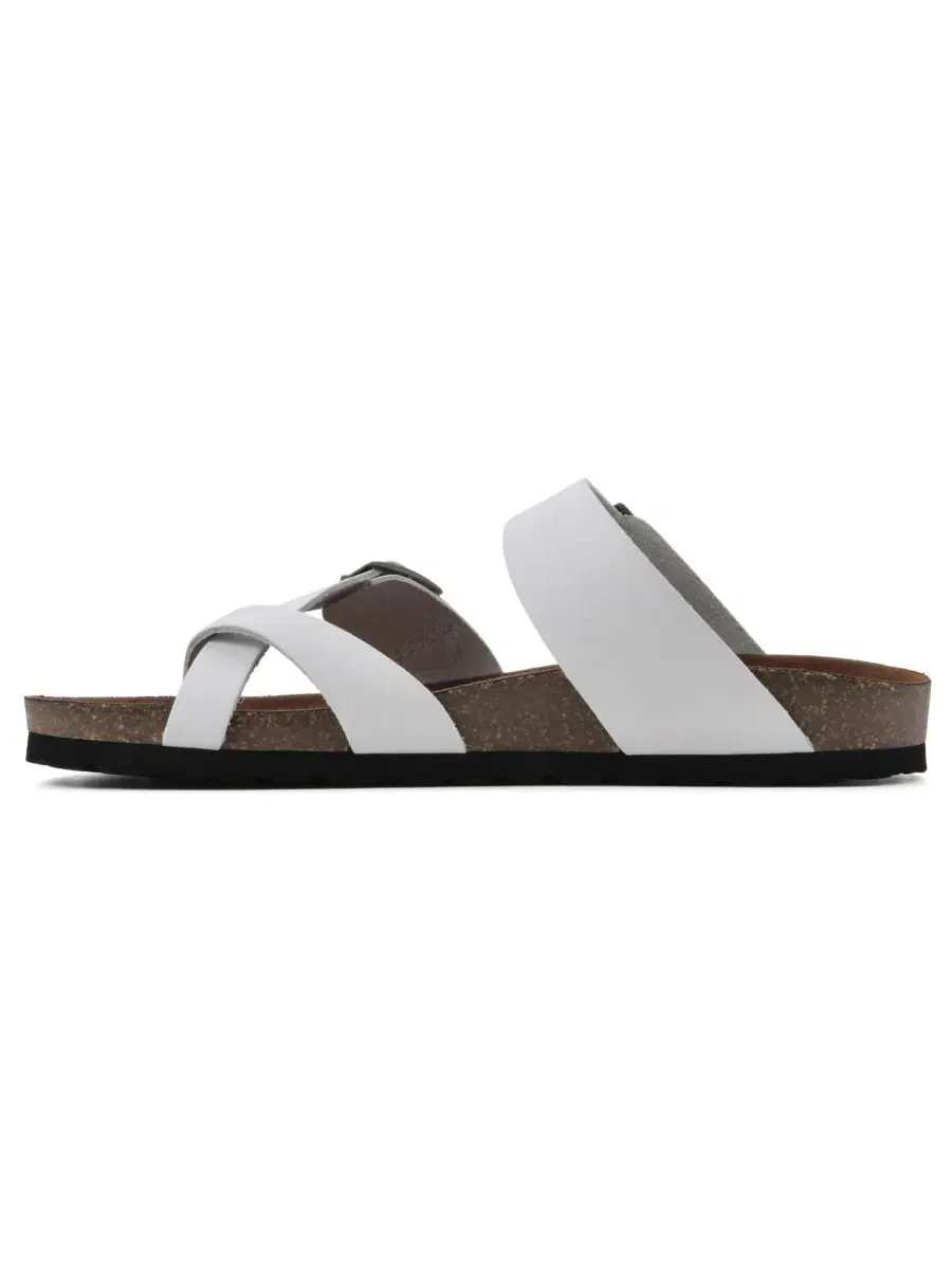Сандалии Gracie Leather Footbed White Mountain — изображение 7 из 14, белый