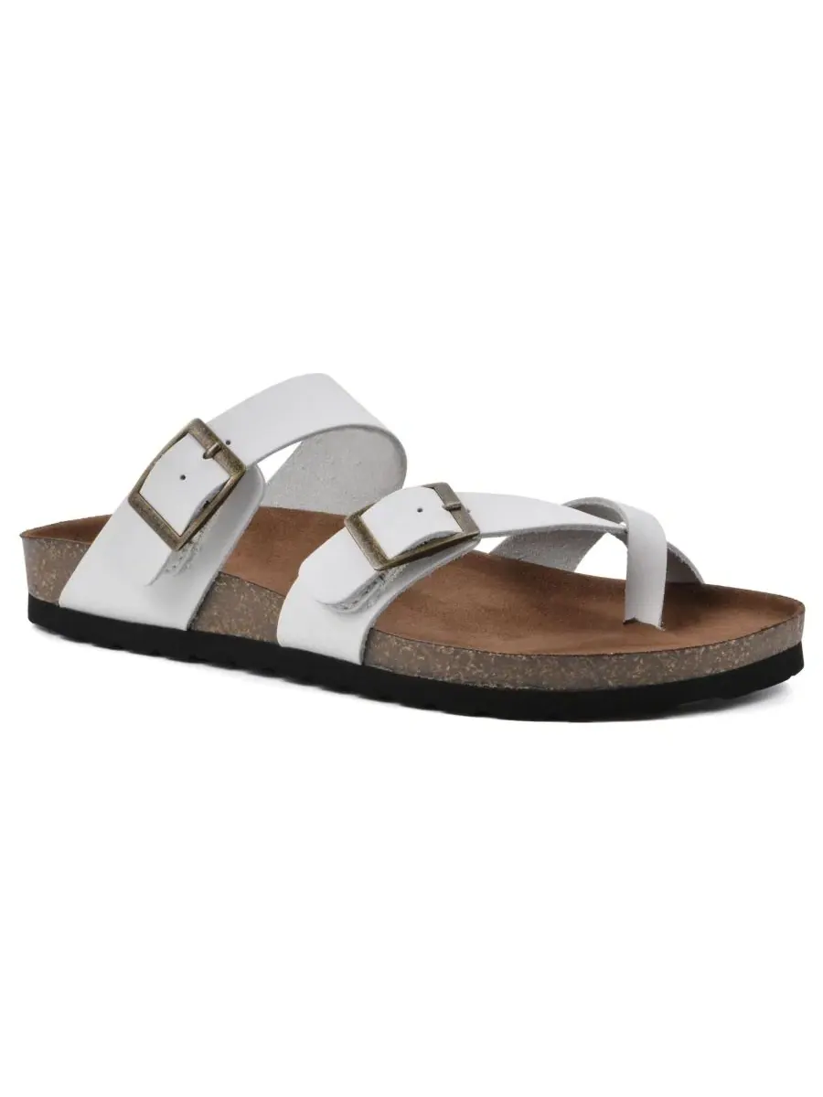 Сандалии Gracie Leather Footbed White Mountain — изображение 8 из 14, белый