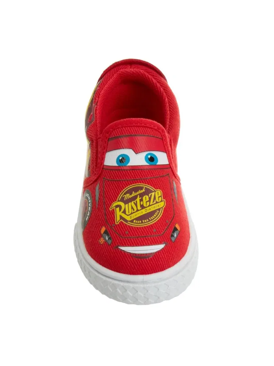 Кеды из текстиля с принтом Lightning McQueen Disney — изображение 5 из 7, красный