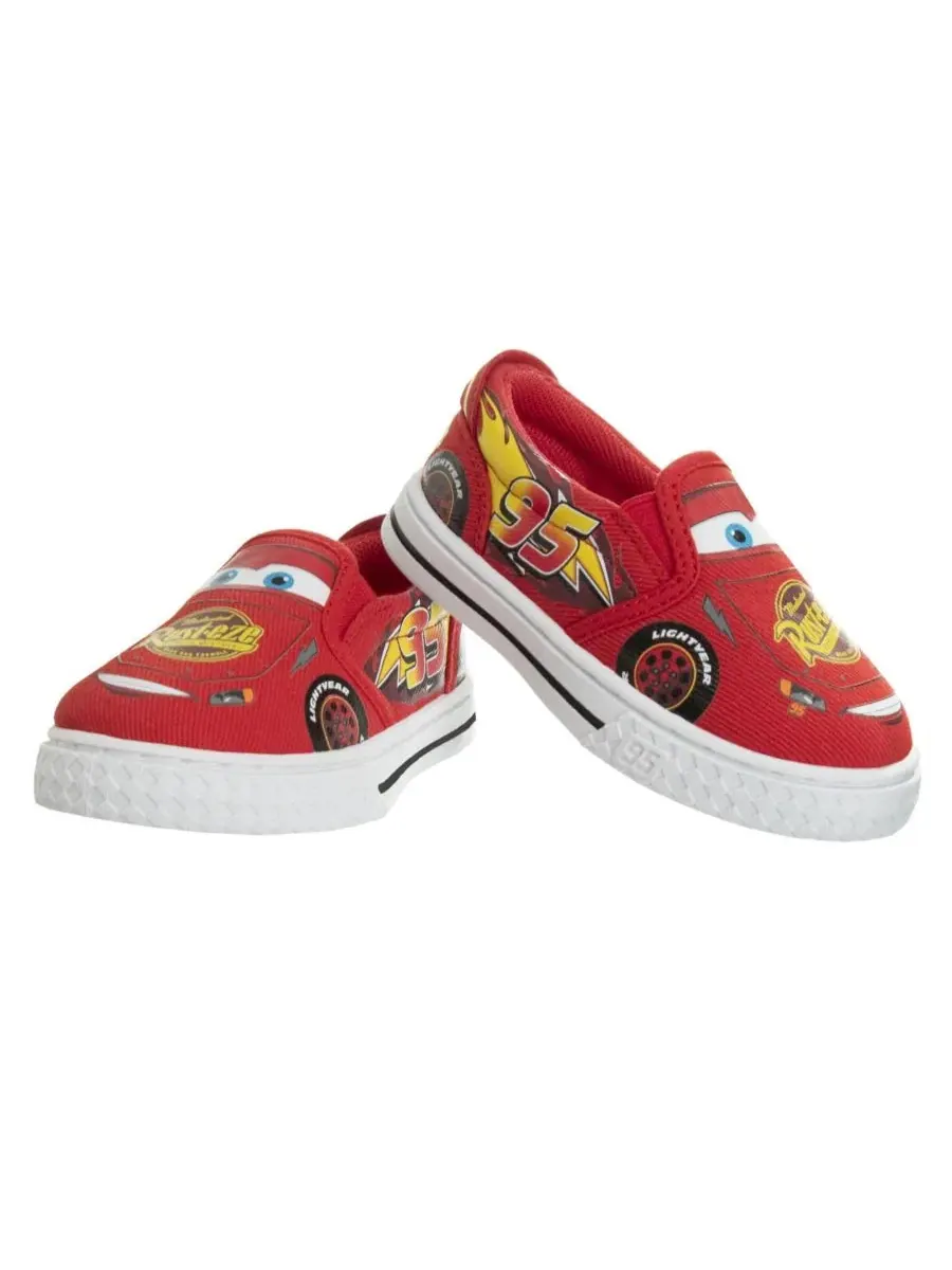Кеды из текстиля с принтом Lightning McQueen Disney — изображение 7 из 7, красный