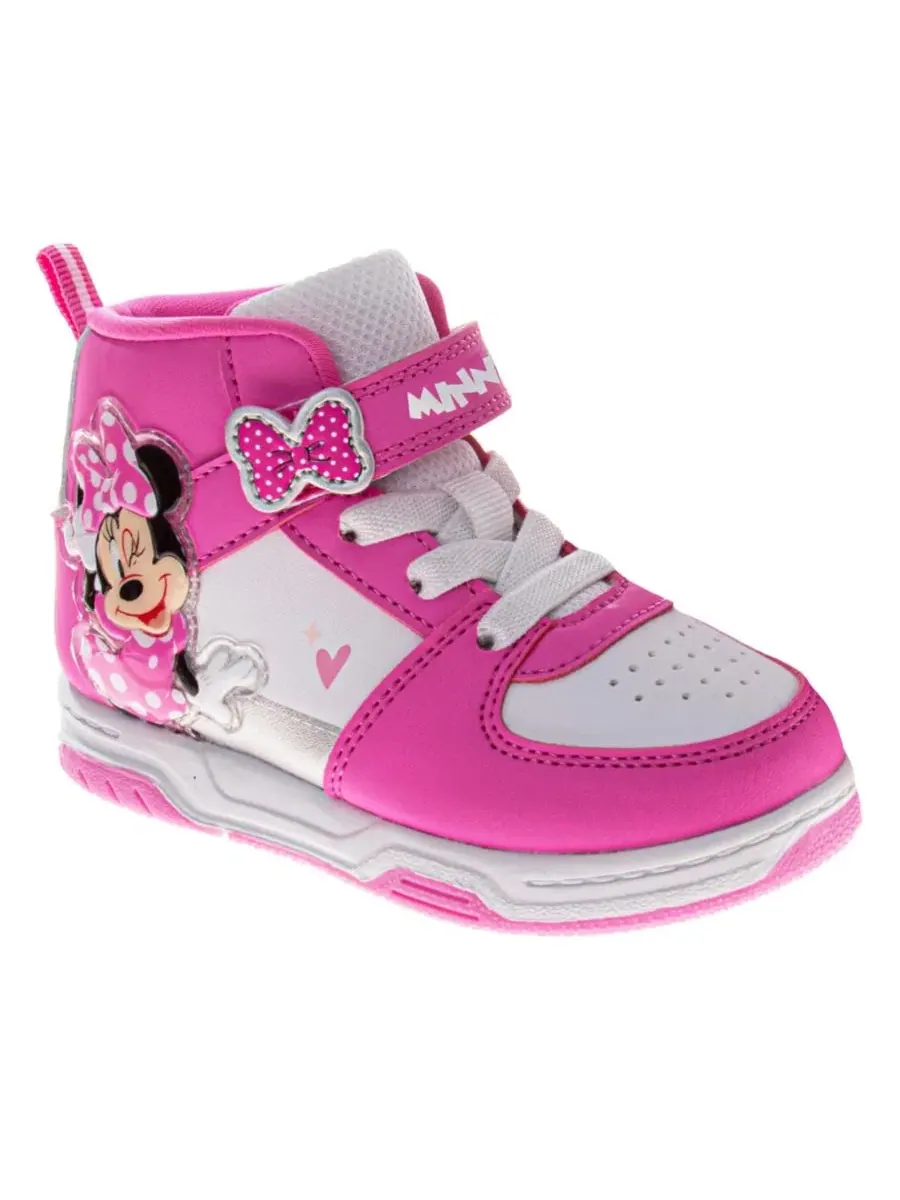 Кроссовки-высокие Minnie Mouse с 3D-бантом Disney — изображение 1 из 7, розовый
