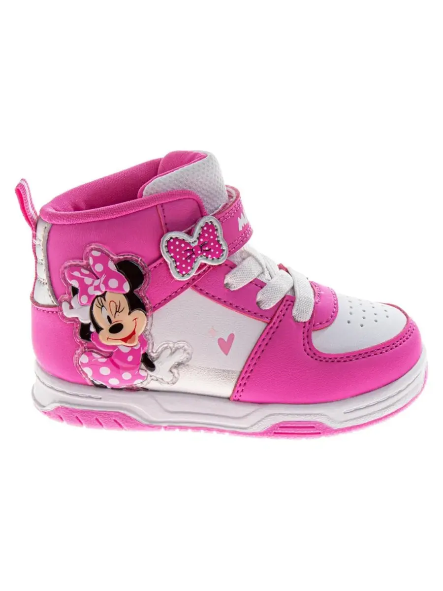 Кроссовки-высокие Minnie Mouse с 3D-бантом Disney — изображение 2 из 7, розовый