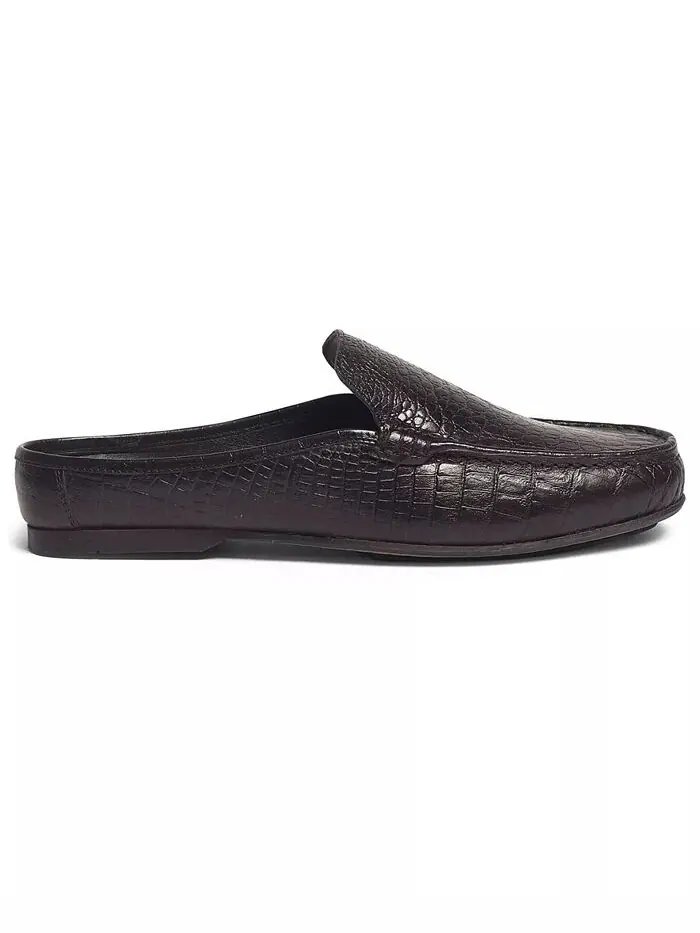 Мужские туфли Cronos Mule Slip-On Carlos by Carlos Santana — изображение 2 из 5, черный
