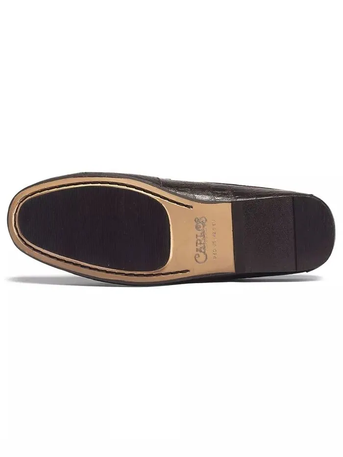 Мужские туфли Cronos Mule Slip-On Carlos by Carlos Santana — изображение 3 из 5, черный
