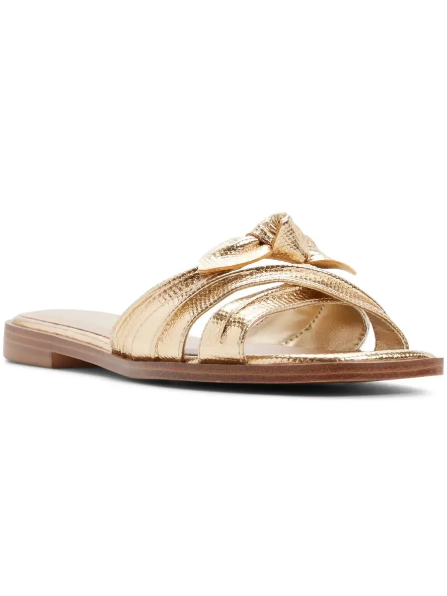Женские сандалии Sunbeam с квадратным носком ALDO — изображение 1 из 5, золотистый металлик