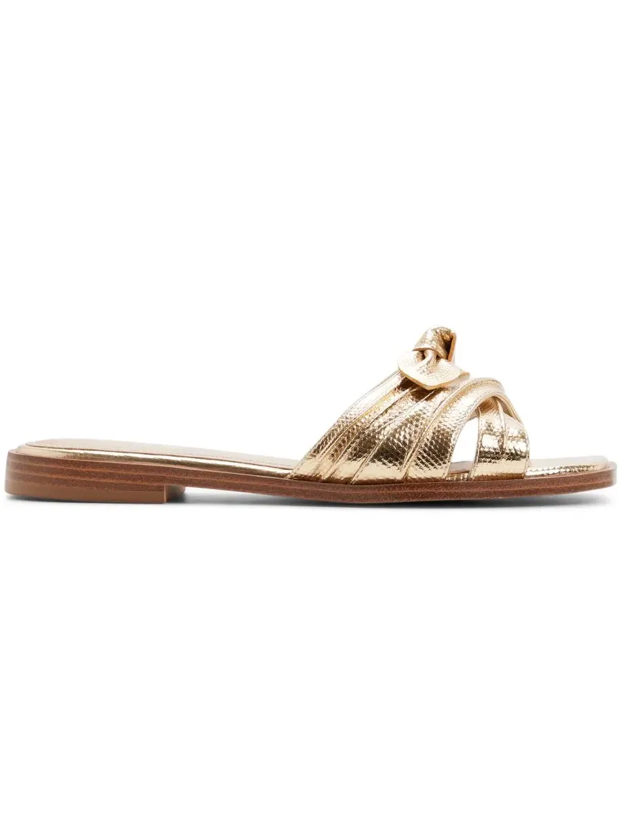 Женские сандалии Sunbeam с квадратным носком ALDO — изображение 2 из 5, золотистый металлик