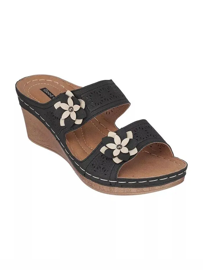 Женские босоножки Cie Wedge Slide GC Shoes — изображение 1 из 5, черный