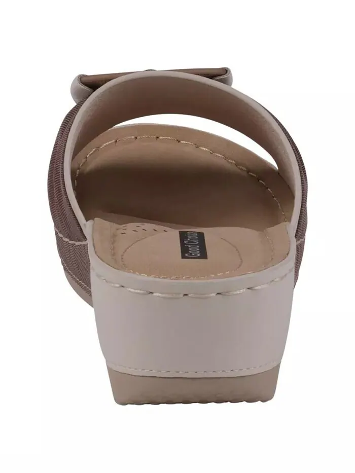 Женские босоножки без шнуровки на танкетке Ellen Comfort GC Shoes — изображение 3 из 5, белый