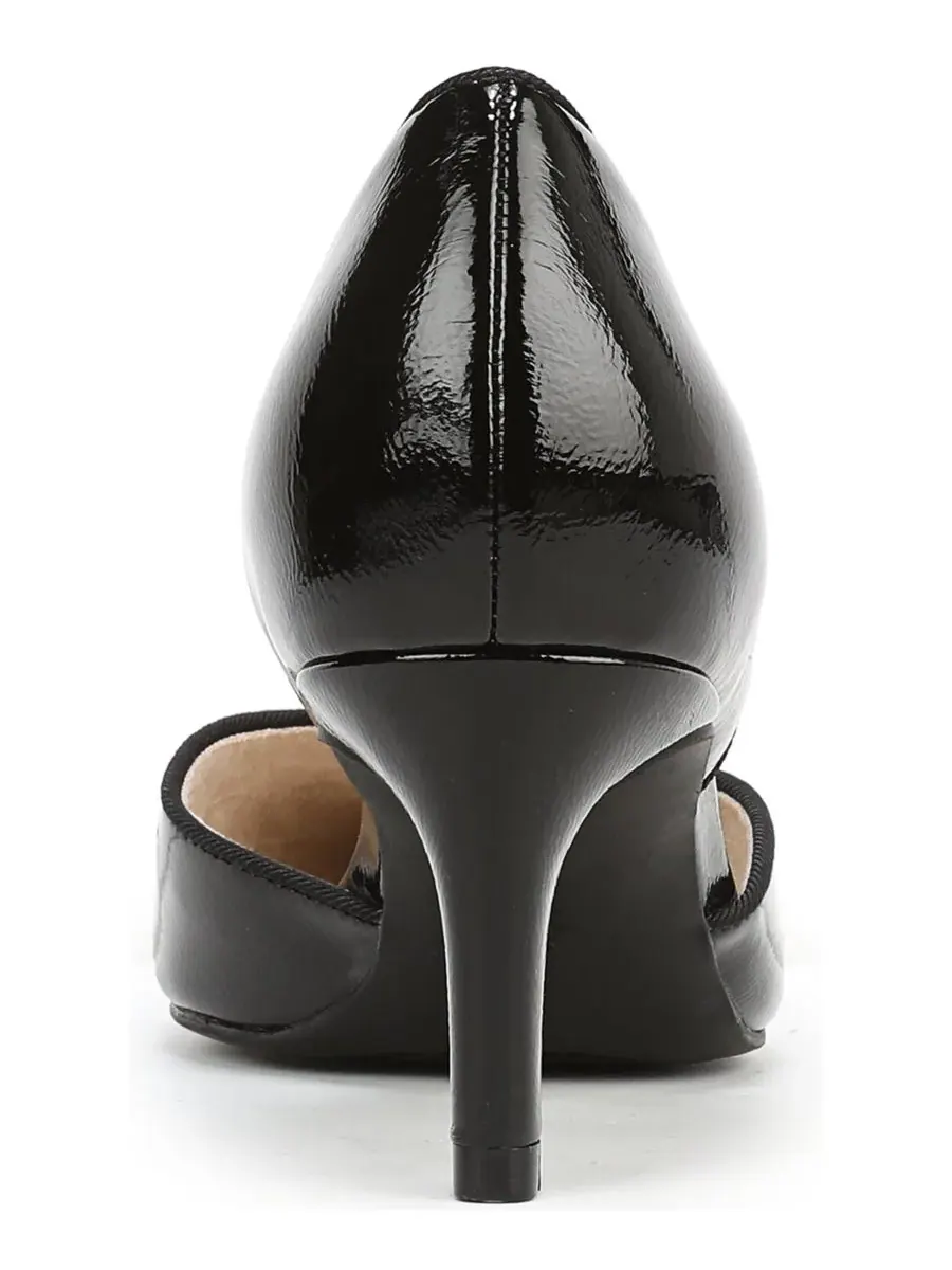 Женские туфли-лодочки Alessandra с острым носком LifeStride, черный patent faux leather — изображение 3 из 5