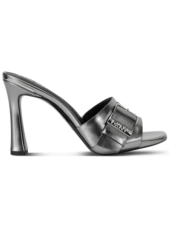 Женские сандалии Clorissa с пряжкой Dkny — изображение 2 из 5, серебряный