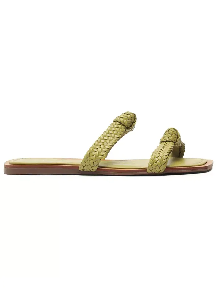 Женские балетки Remy Slip-On Arezzo — изображение 3 из 6, зеленый