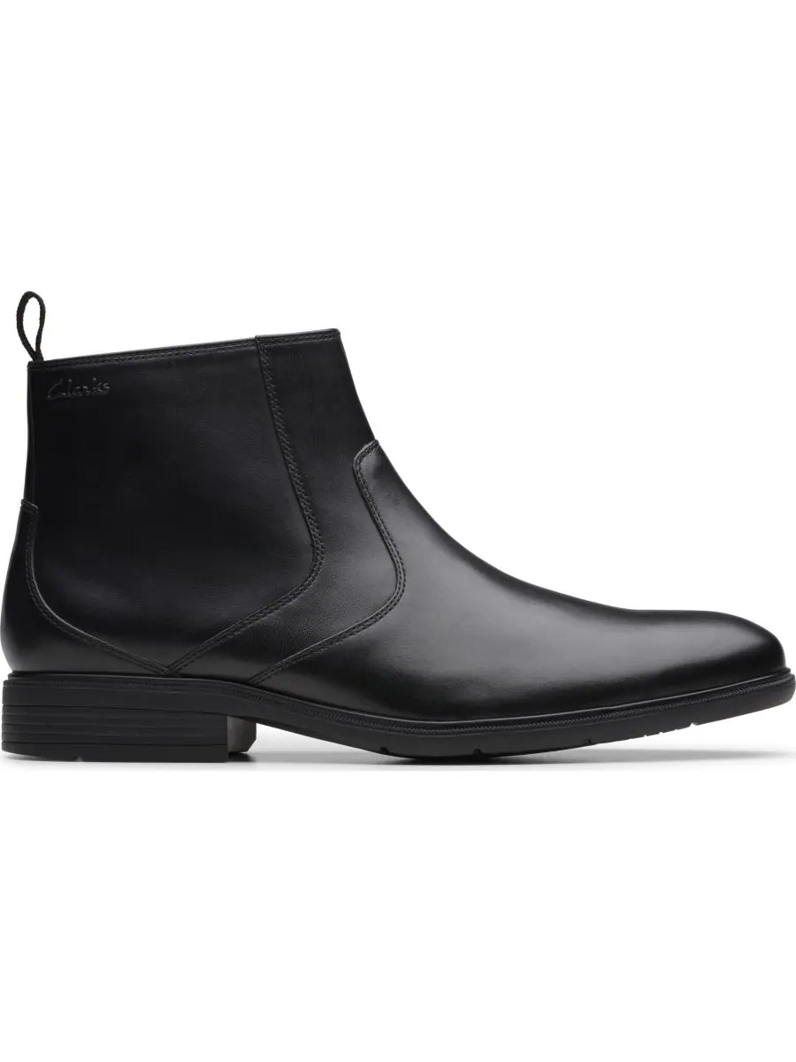 Ботинки мужские Clarks Steadwell, на молнии — изображение 2 из 7, черный