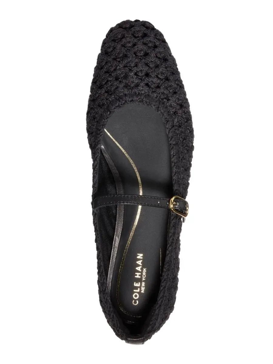 Балетки Мэри Джейн Harlan Woven Cole Haan — изображение 4 из 5, черный