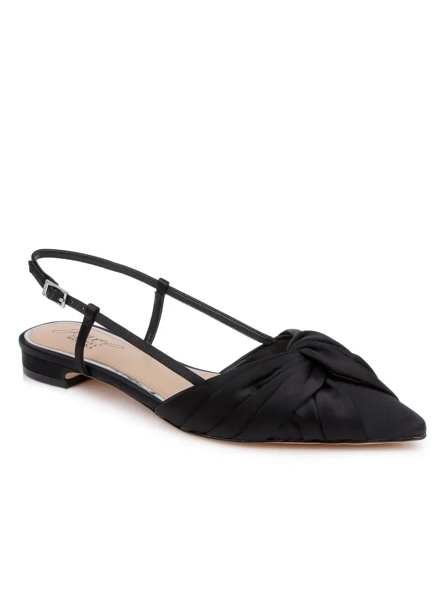 Женские туфли-лодочки Zarah Slingback Flats — изображение 1 из 5, черный
