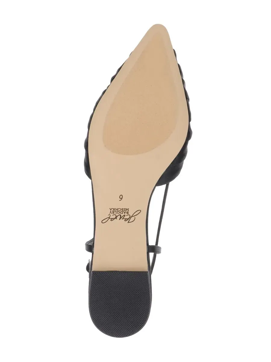 Женские туфли-лодочки Zarah Slingback Flats — изображение 5 из 5, черный