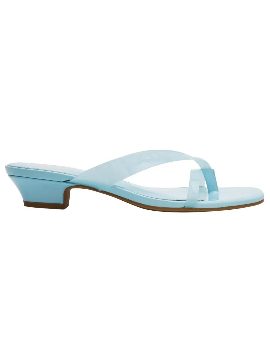 Женские сандалии Bex Jelly Strappy Thong Block Heel Dv Dolce Vita — изображение 2 из 5, синий