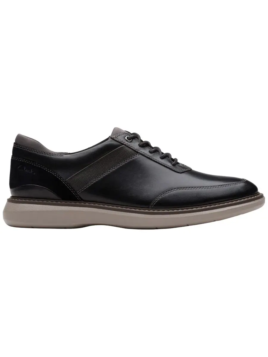 Туфли мужские на шнуровке Clarks Brantin, кожаные — изображение 8 из 12, коричневый