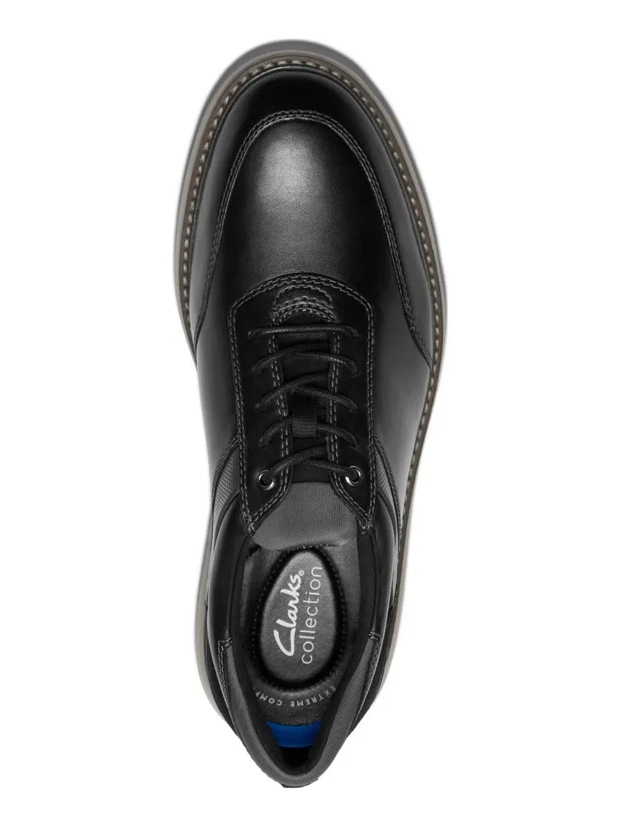 Туфли мужские на шнуровке Clarks Brantin, кожаные — изображение 10 из 12, коричневый
