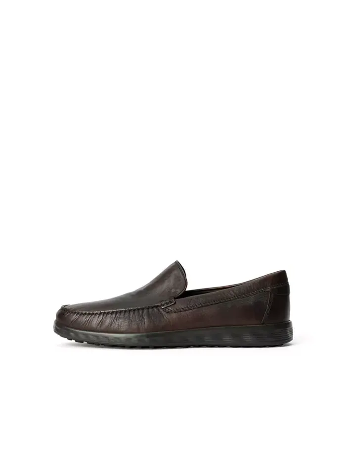 Мужские мокасины Ecco S Lite Classic Slip-On, вощеный нубук — изображение 2 из 6, коричневый