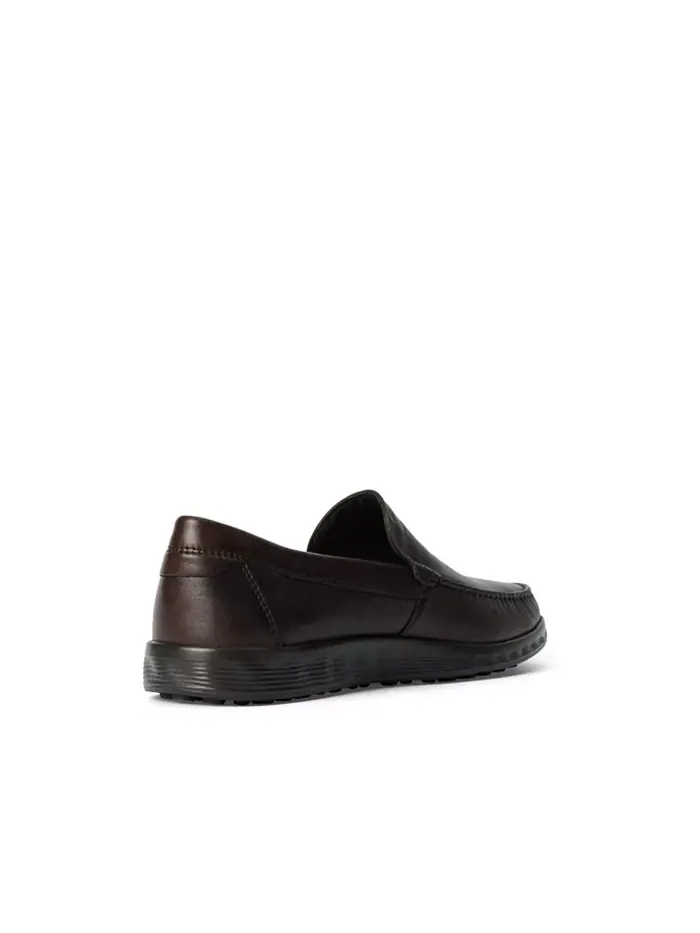 Мужские мокасины Ecco S Lite Classic Slip-On, вощеный нубук — изображение 3 из 6, коричневый