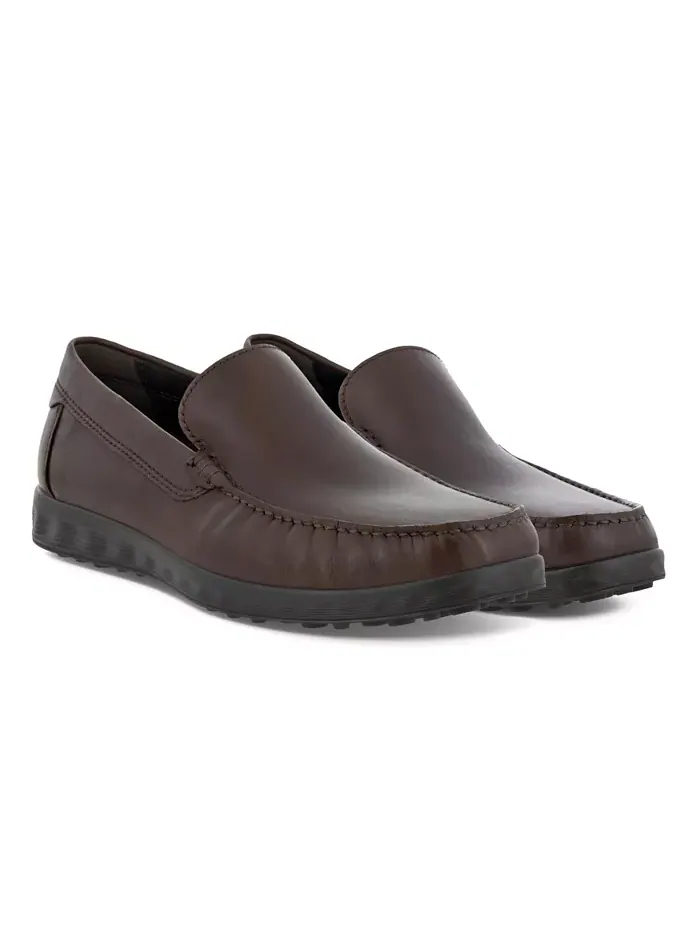 Мужские мокасины Ecco S Lite Classic Slip-On, вощеный нубук — изображение 5 из 6, коричневый