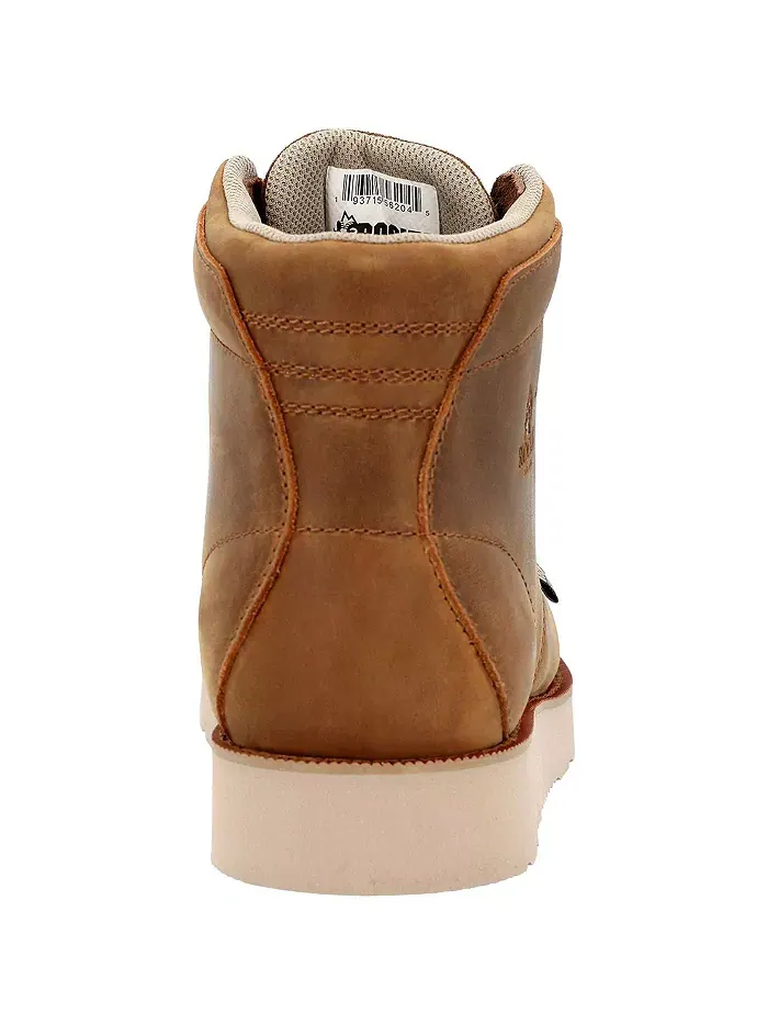 Мужские рабочие ботинки MonoCrepe Wedge 6” с композитным мыском Rocky — изображение 3 из 7, коричневый