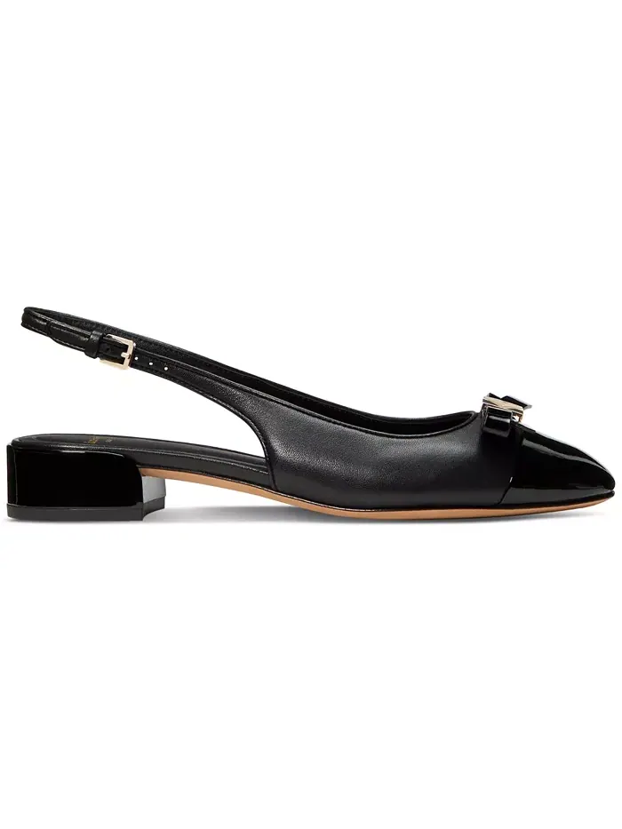 Женские туфли-лодочки Deco Bow на шпильке с ремешком на щиколотке Kate Spade New York — изображение 2 из 4, черный