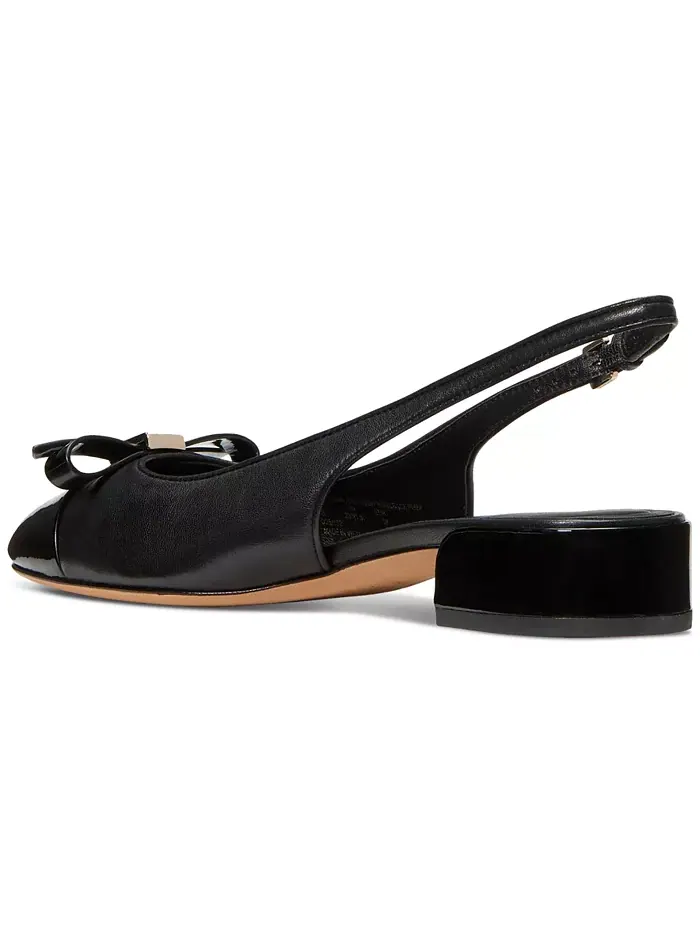 Женские туфли-лодочки Deco Bow на шпильке с ремешком на щиколотке Kate Spade New York — изображение 3 из 4, черный