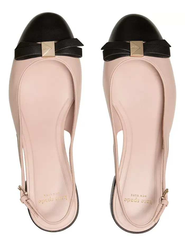 Женские туфли-лодочки Deco Bow на шпильке с ремешком на щиколотке Kate Spade New York — изображение 4 из 4, розовый
