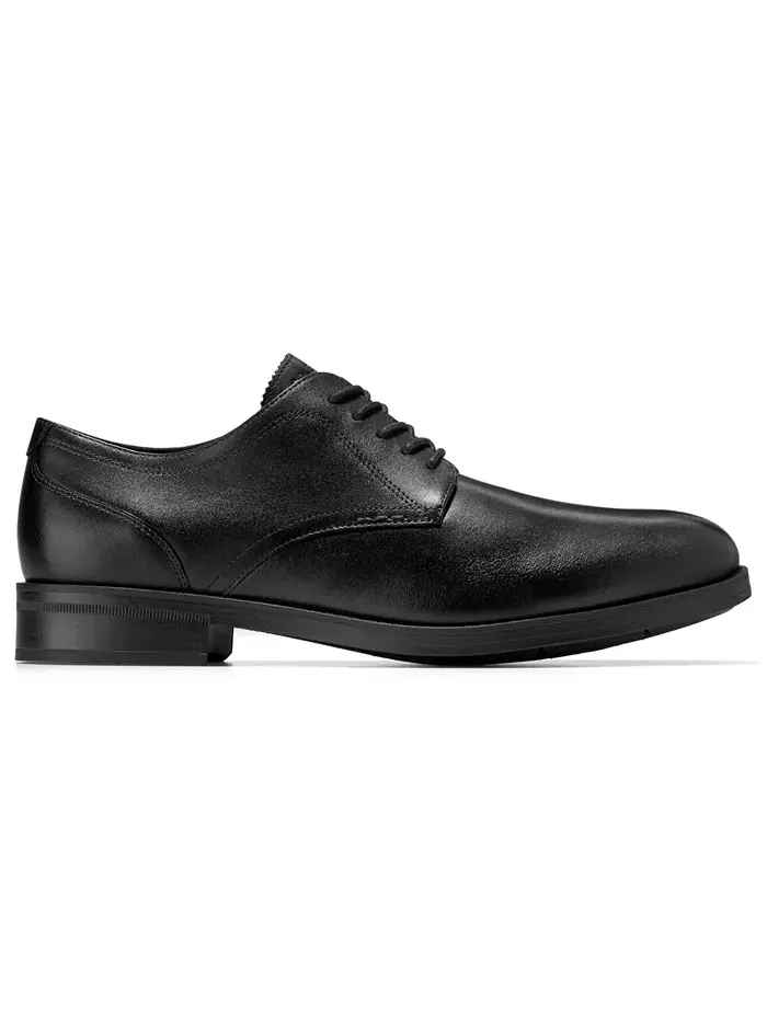 Мужские оксфорды Newmark Grand Plain Toe Cole Haan — изображение 2 из 9, черный
