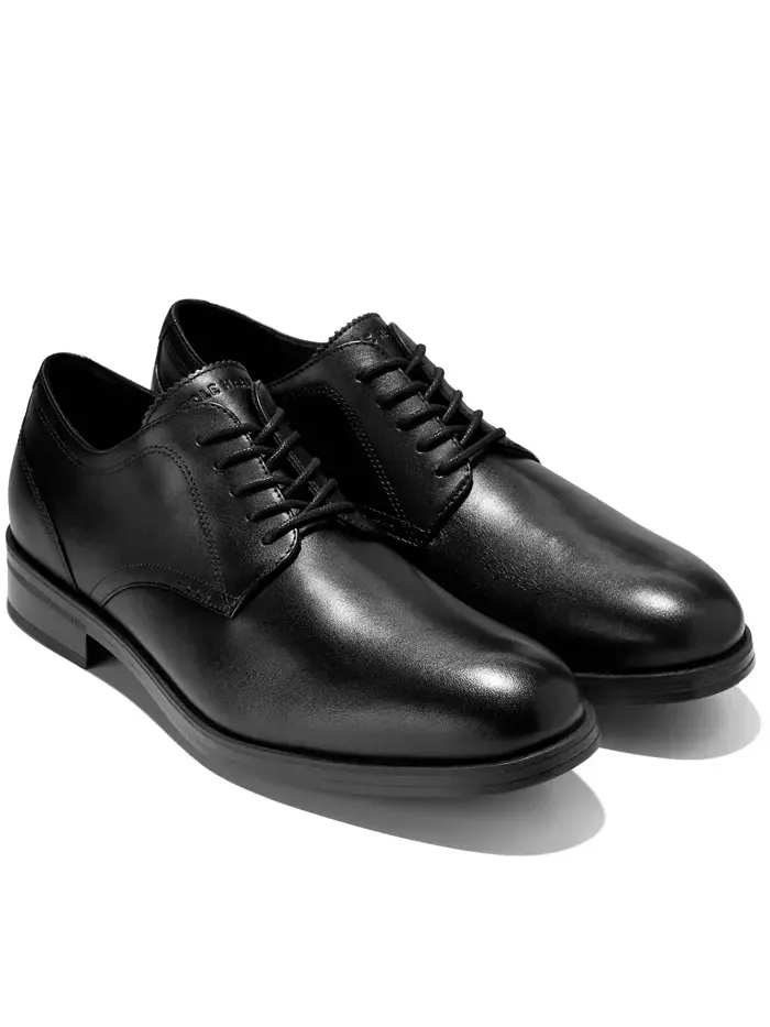 Мужские оксфорды Newmark Grand Plain Toe Cole Haan — изображение 6 из 9, черный