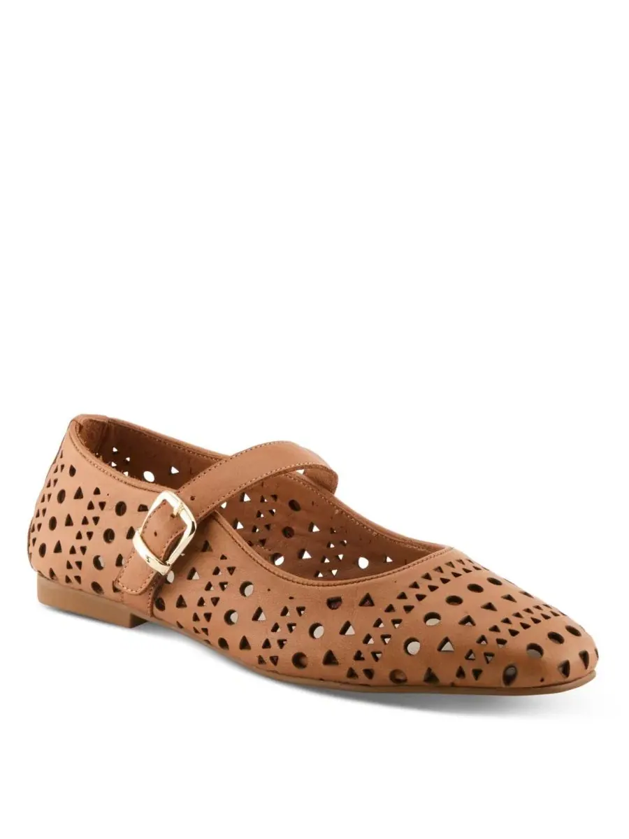 Туфли Мэри Джейн с геометрическим лазерным рисунком Spring Step