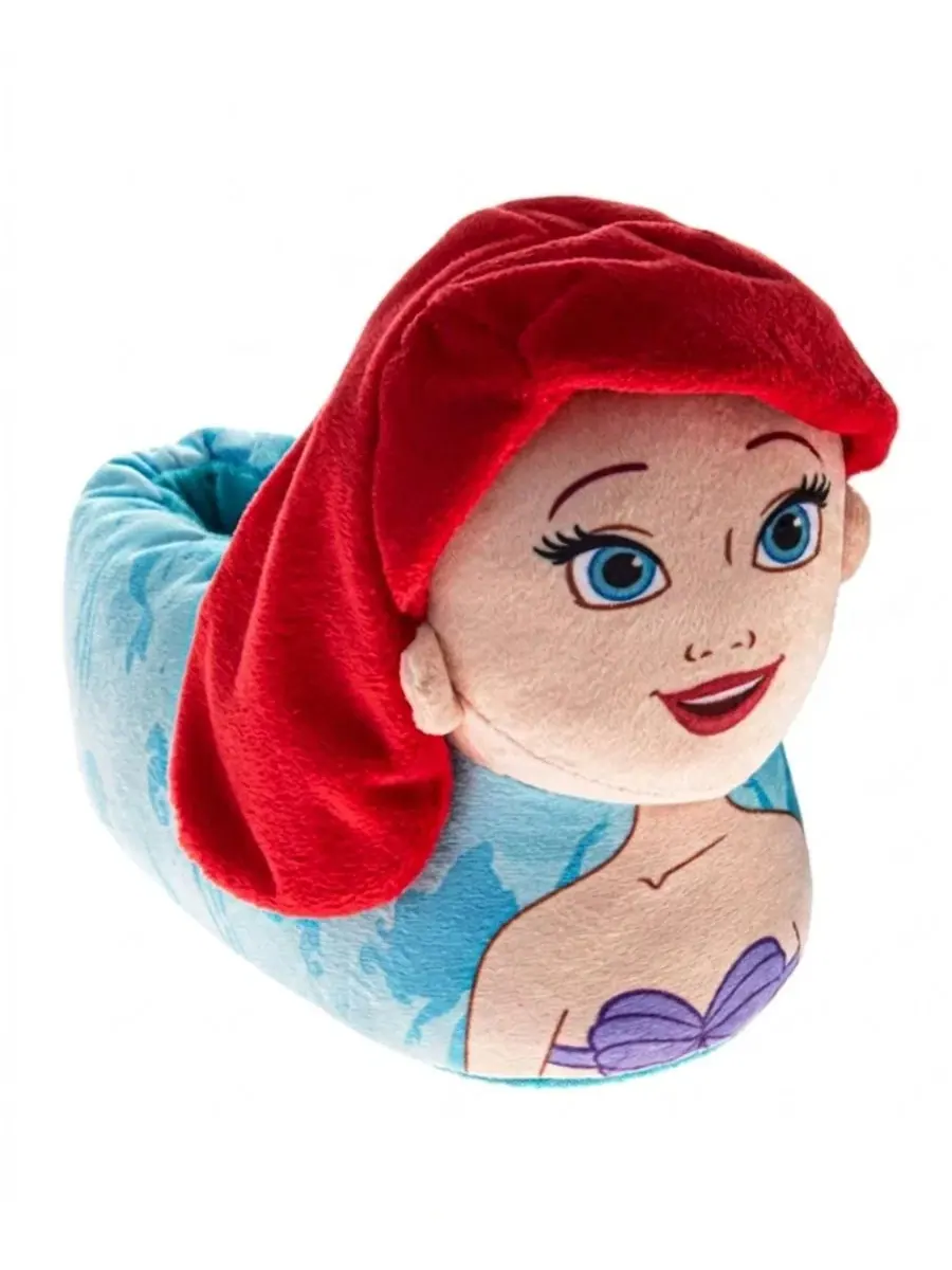 Домашние тапочки с 3D-персонажами Little Mermaid Ariel and Flounder Disney — изображение 1 из 6, нет цвета