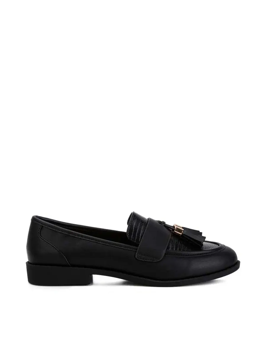 Лоферы с кисточками Alibi Tassels Detail London Rag — изображение 1 из 5, черный