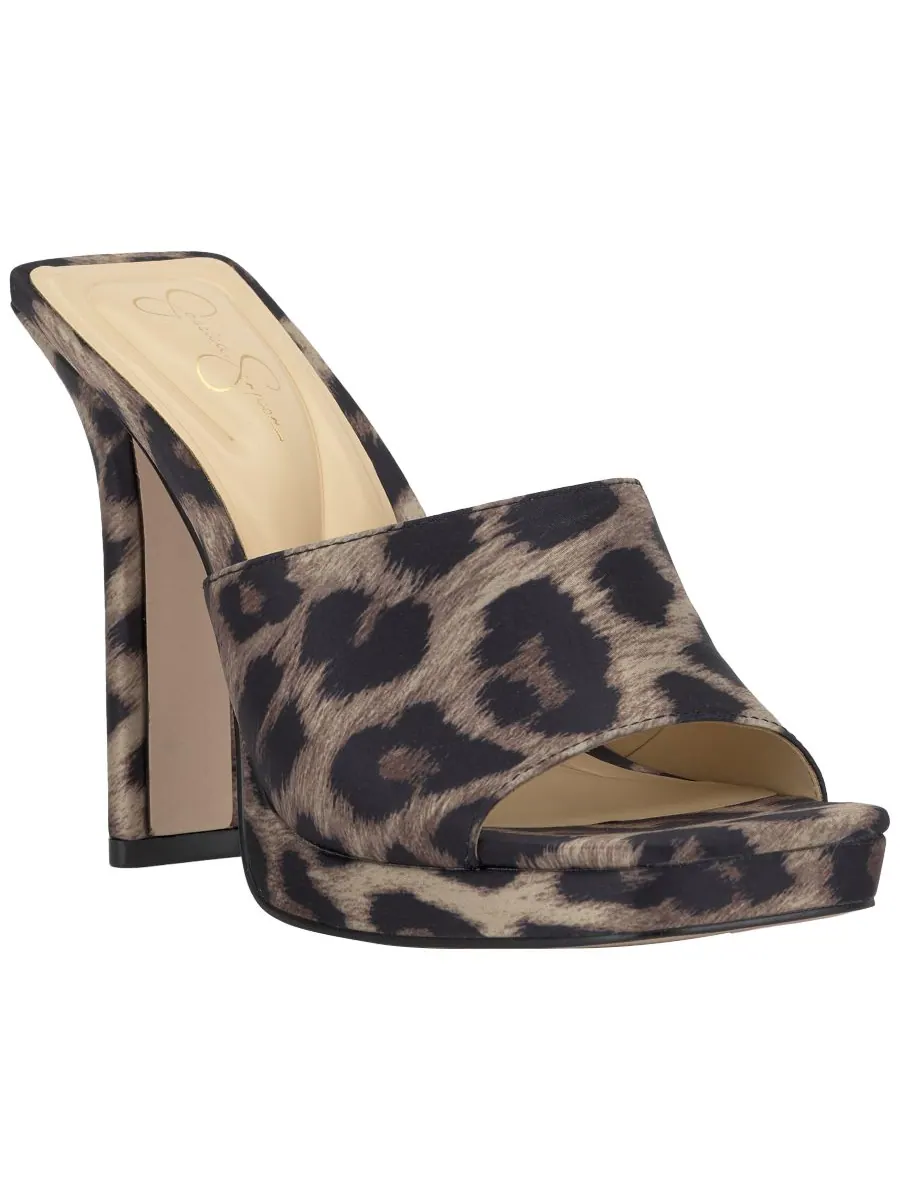 Женские сандалии Azelica на каблуке-лезвии Jessica Simpson, Safari Combo Cloud
